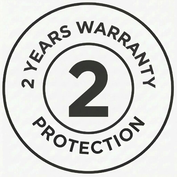 2 Years Warranty